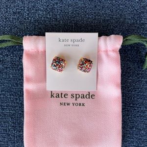 Kate Spade multi glitter studs